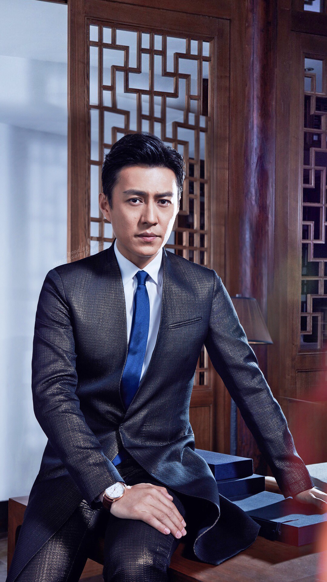 靳东 魅力 演员 男神 明星 西装 艺人 苹果手机高清壁纸 1080x1920