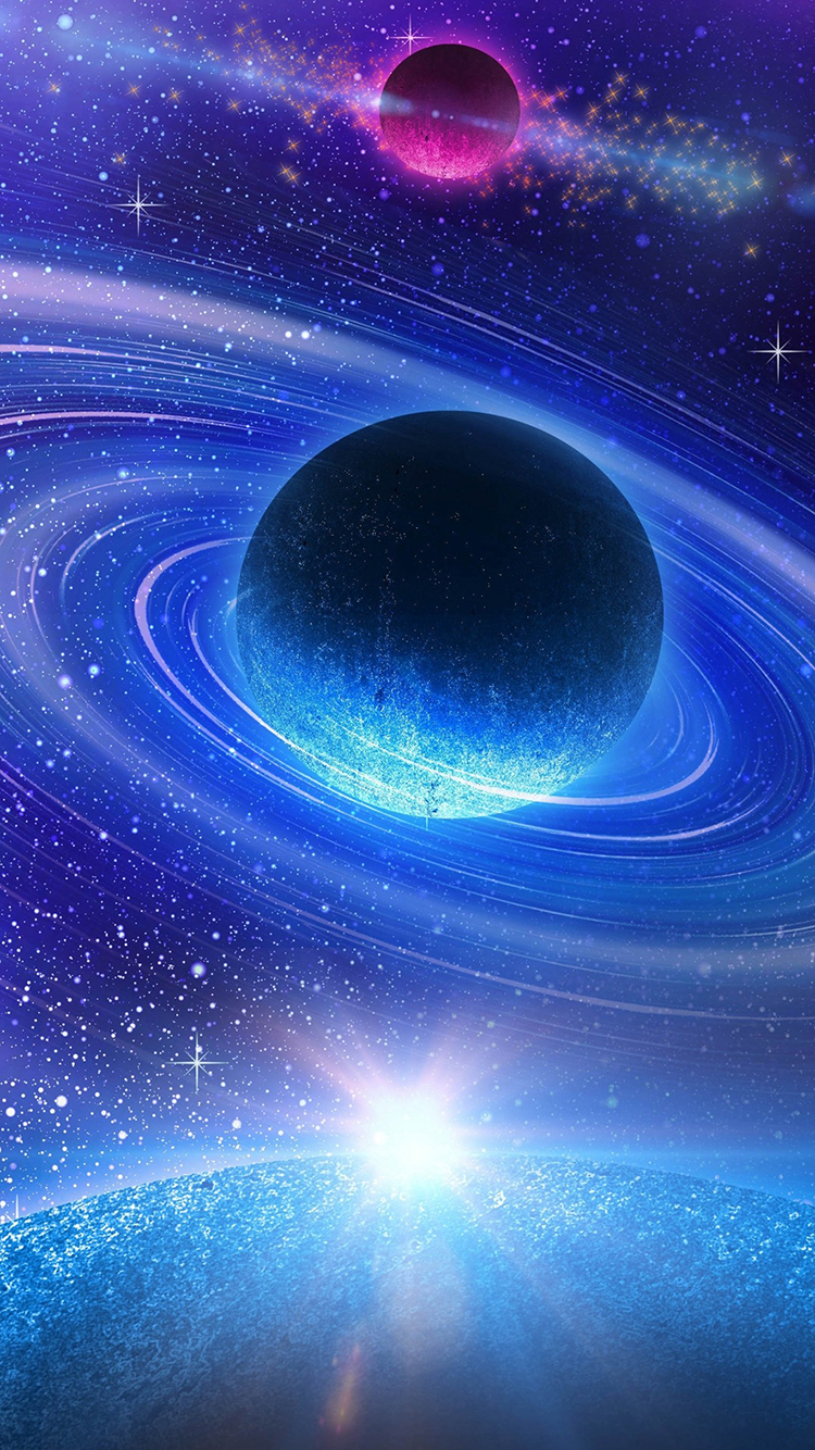 星球 宇宙 太空 梦幻 光圈 唯美