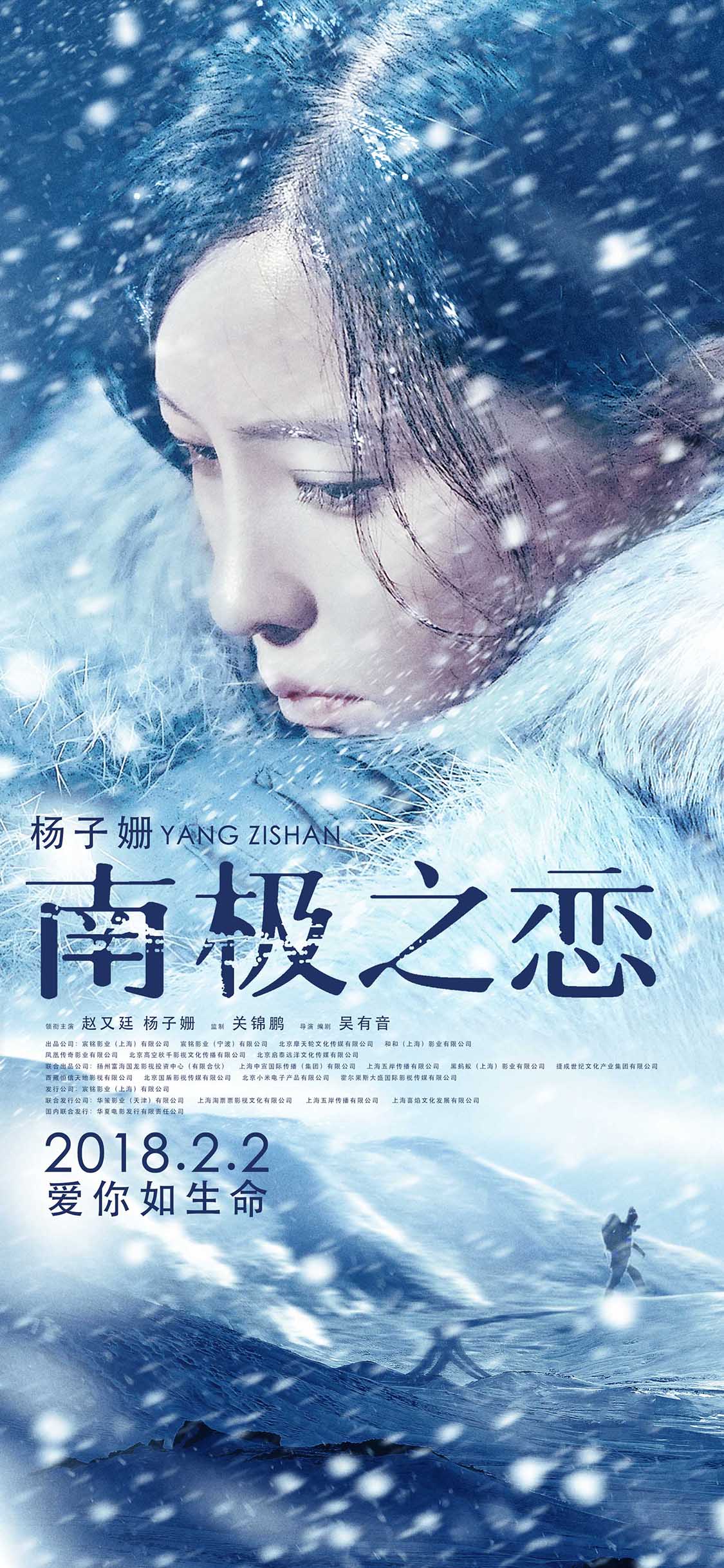 南极之恋 电影 海报 雪 寒冷 杨子珊 苹果手机高清 x