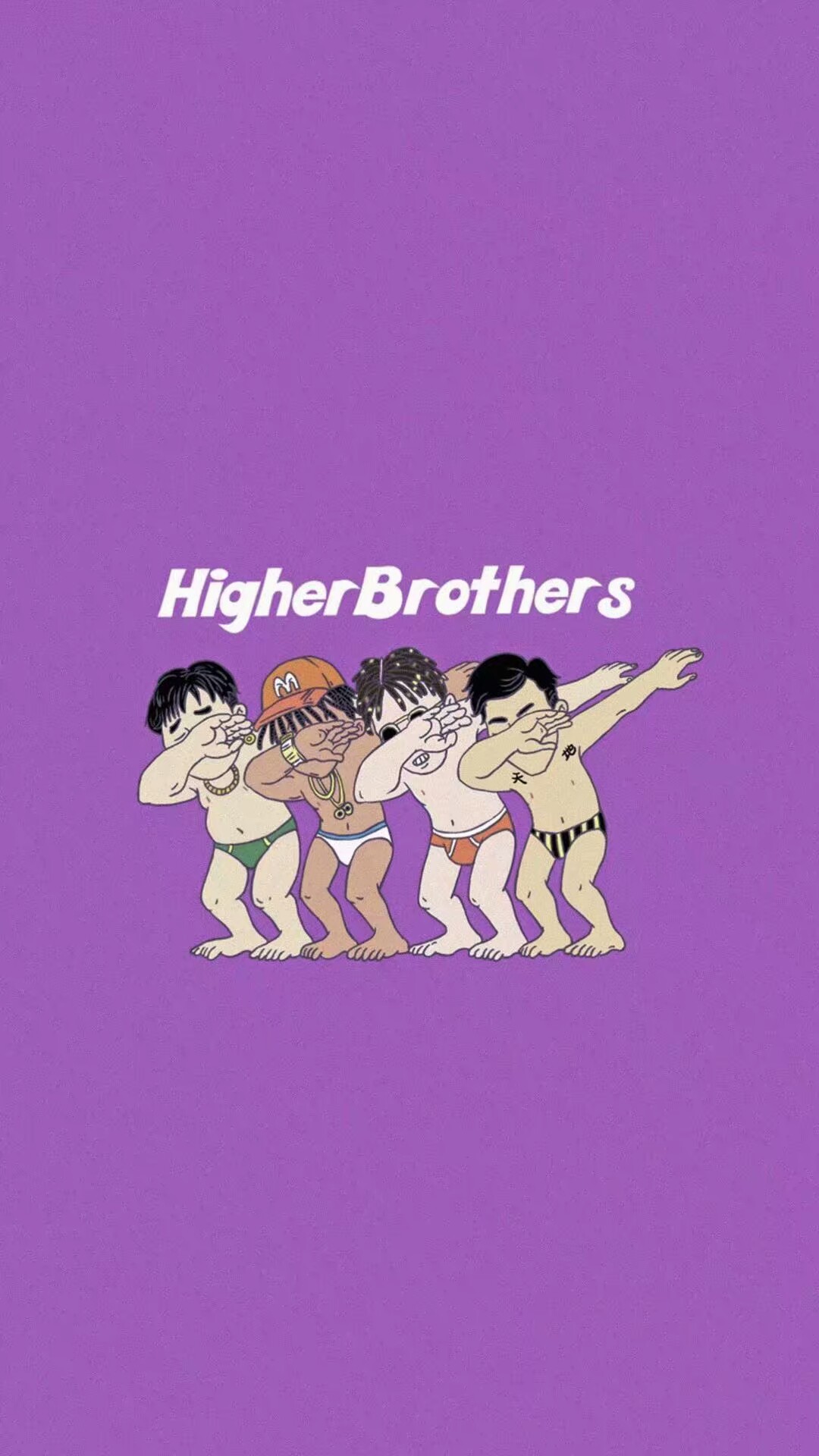 higherbrother,higherbrothers 说唱组合 higher brother"s q版 苹果手机高清壁纸 x