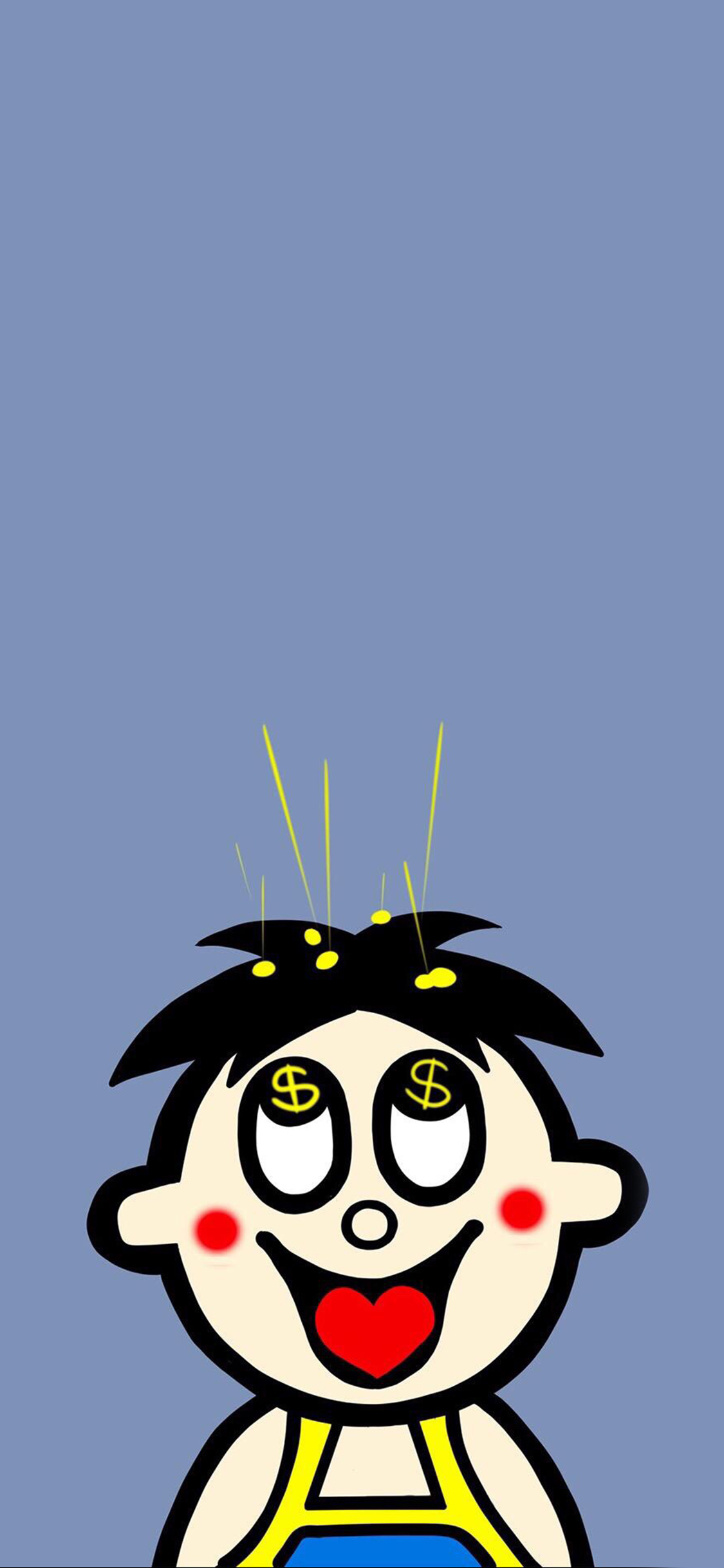 旺仔 金钱 美元 符号 苹果手机高清壁纸 1125x2436