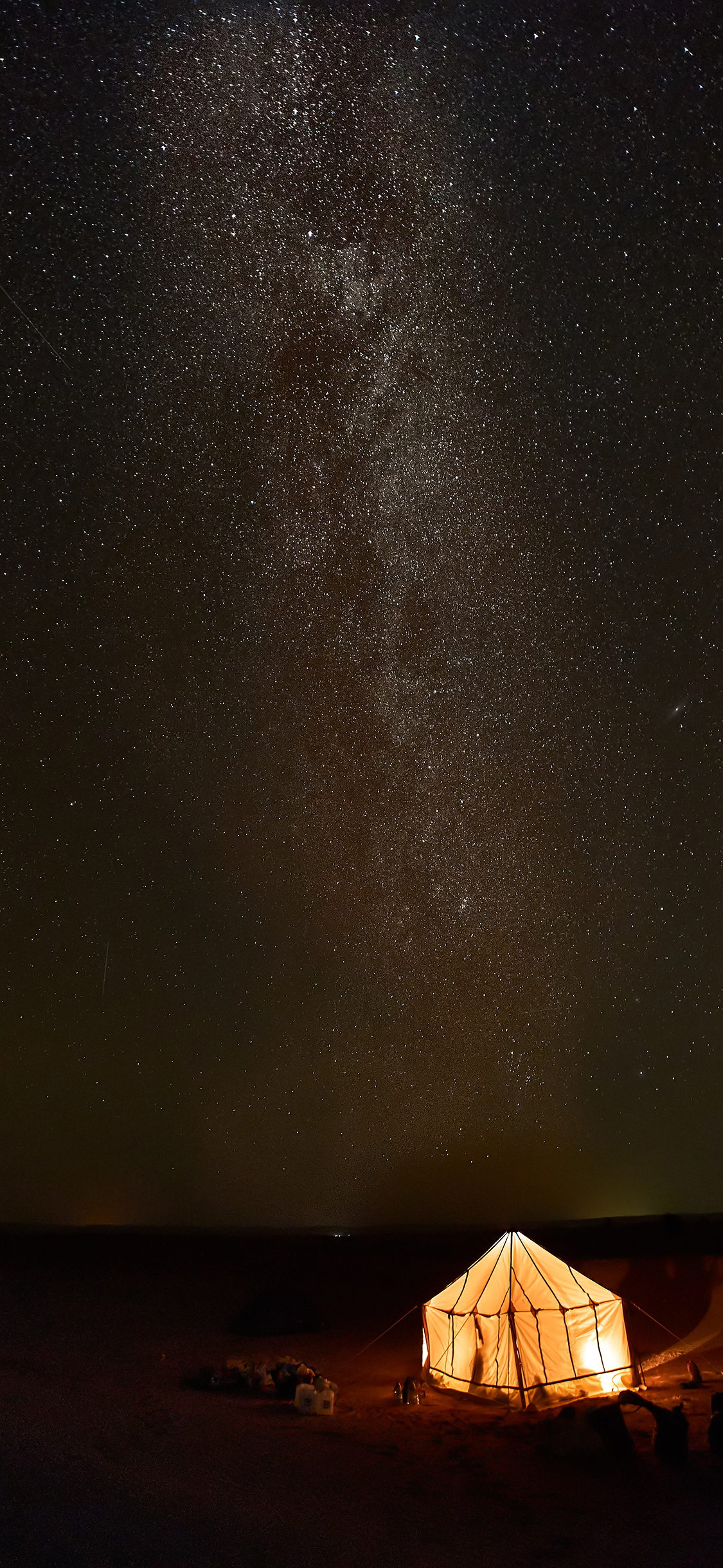 夜景 帐篷 星空 璀璨 星河
