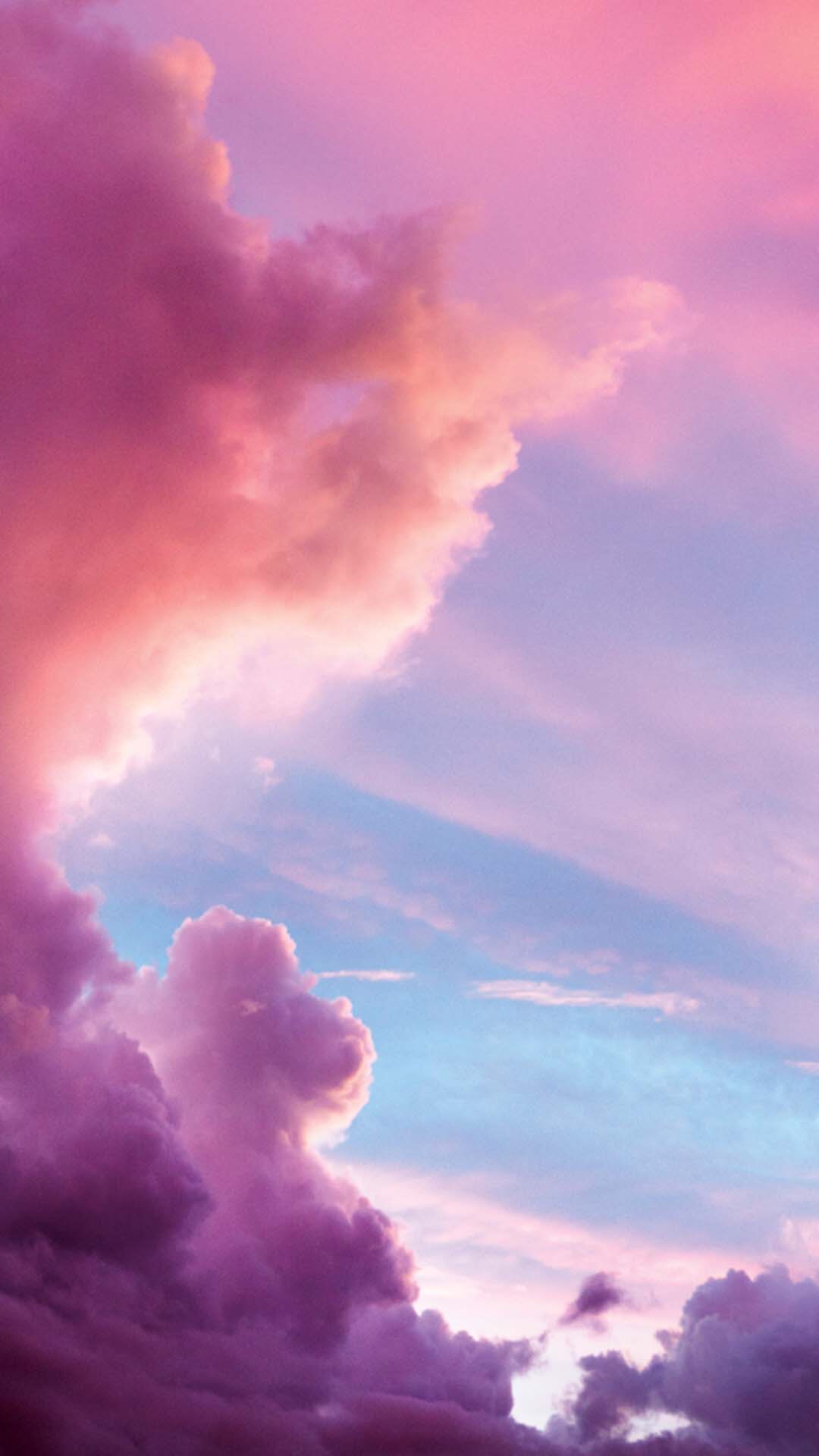粉紫色云朵手机壁纸 搜狗图片搜索