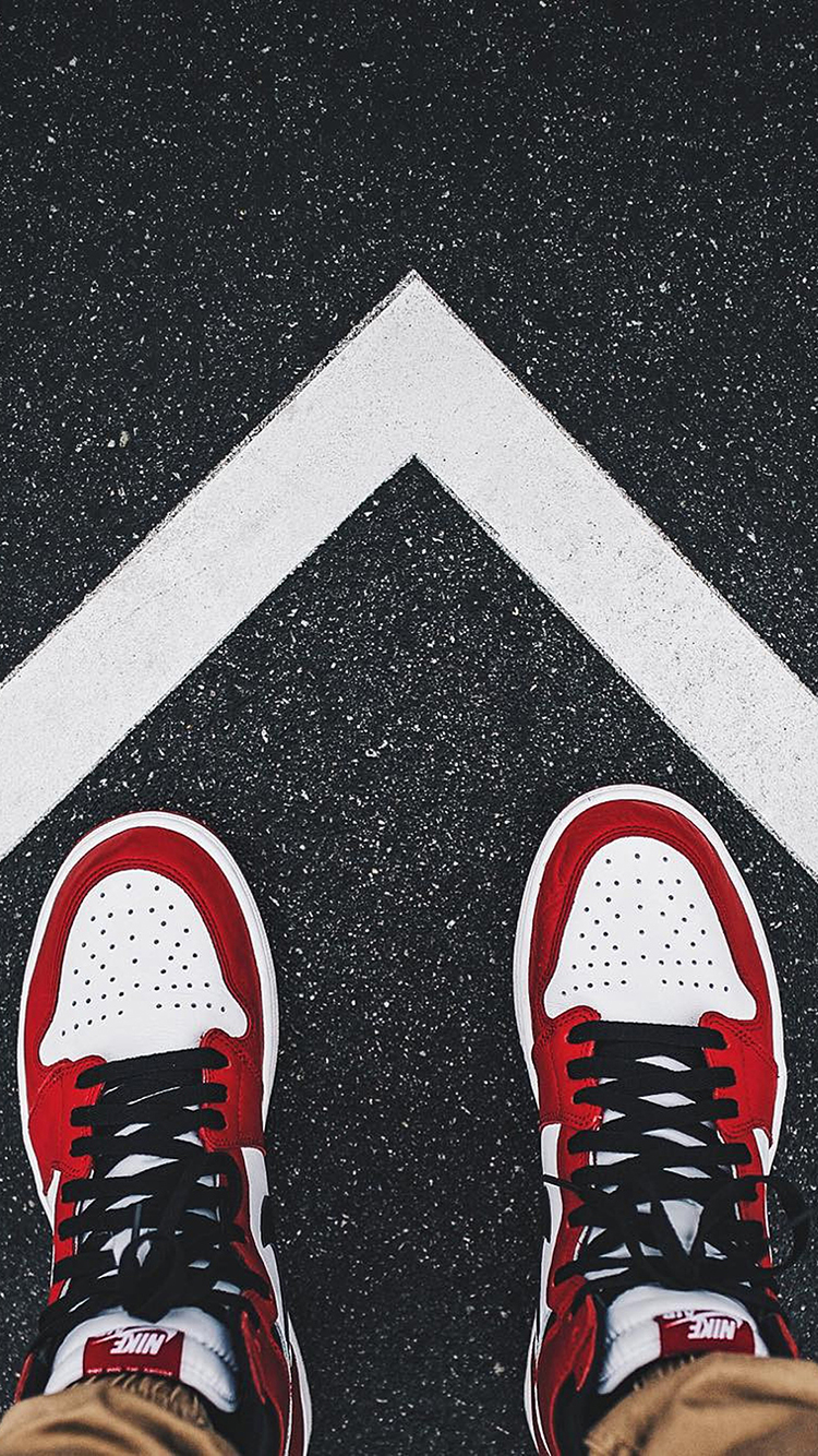 球鞋 创意 Nike AJ 苹果手机高清壁纸 750x1334_爱思助手