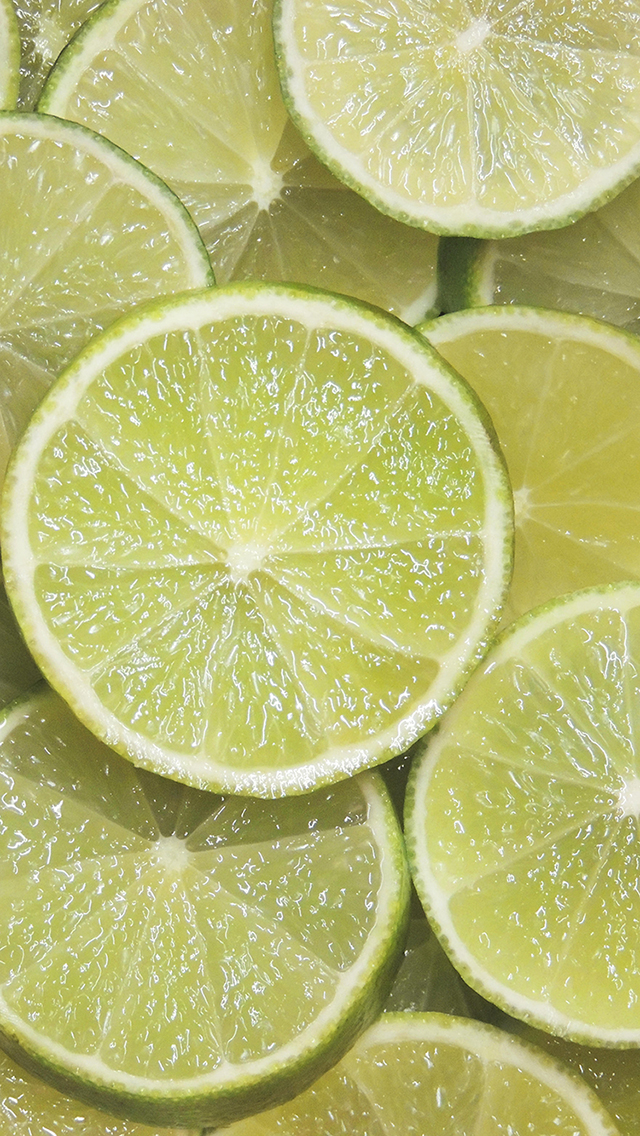 水果 绿色 夏季 柠檬 酸 柠檬 苹果手机高清壁纸