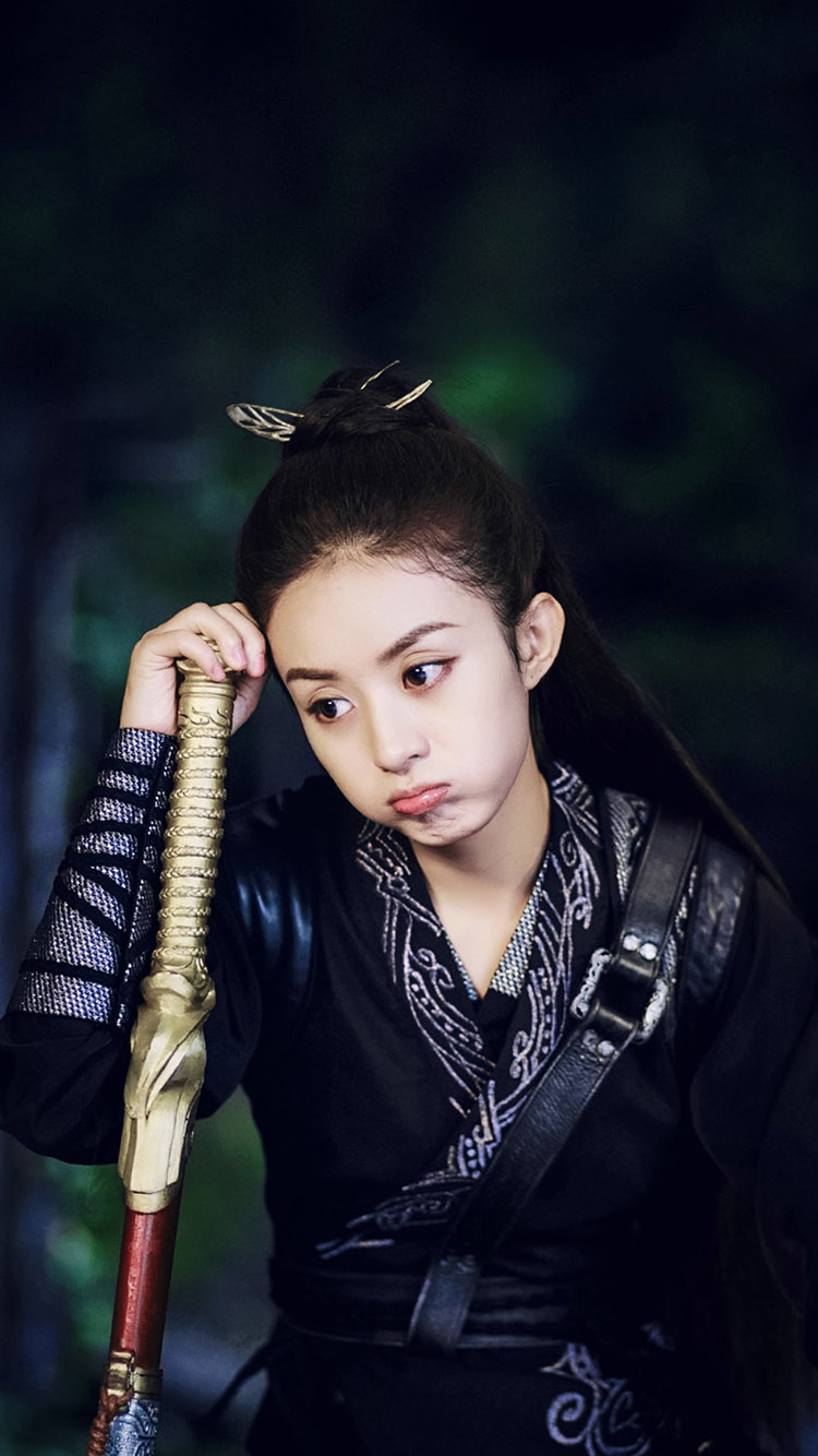 楚乔传剧照赵丽颖可爱嘟嘴苹果手机高清壁纸7