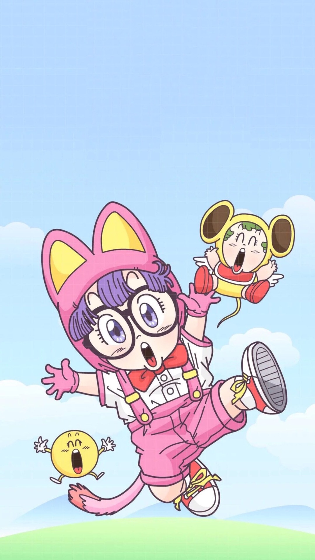 阿拉蕾 卡通 可爱 动画 欢乐 苹果手机高清壁纸