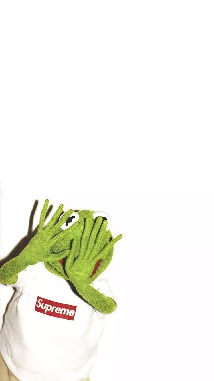白色背景科米蛙supreme 苹果手机高清壁纸750x1334 Betway手机版 首页