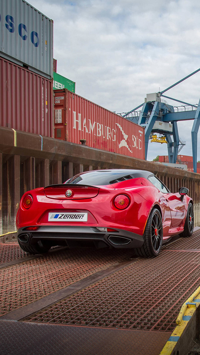 跑车 名车 阿尔法罗密欧 意大利 苹果手机高清壁纸 640x1136_爱思助手