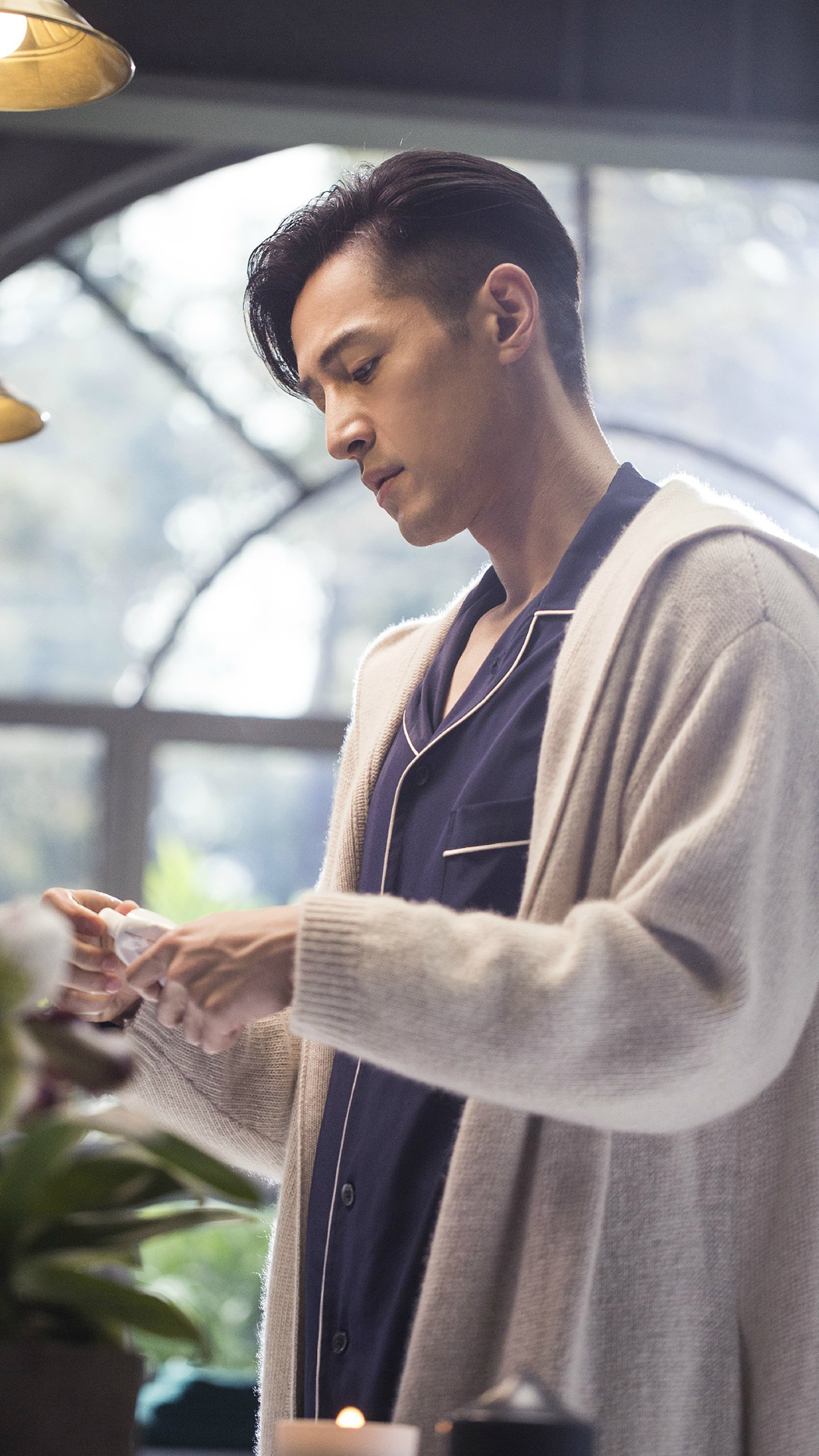 胡歌 居家 演员 野兽派 写真 明星 苹果手机高清