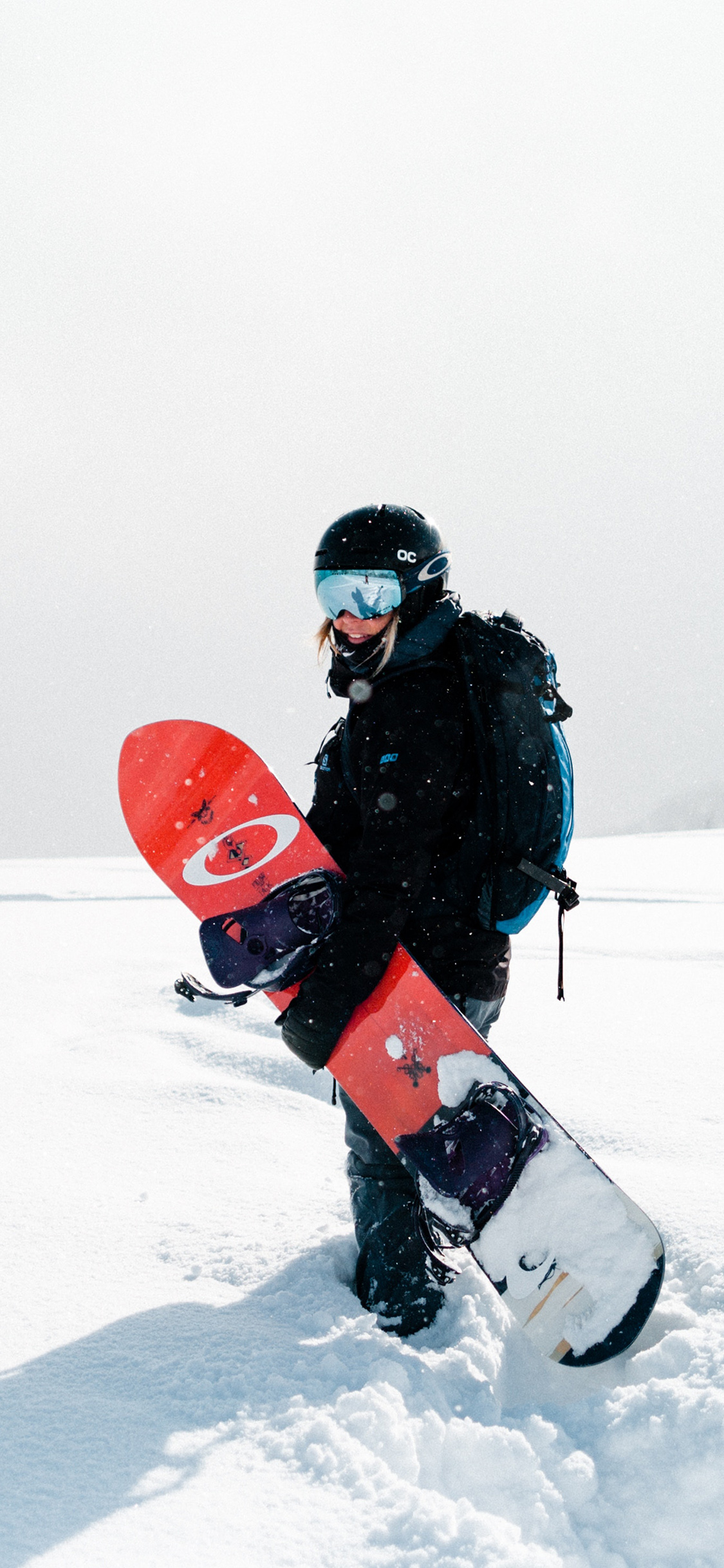 极限运动 滑雪 欧美 女孩 苹果手机高清壁纸 1125x2436_爱思助手