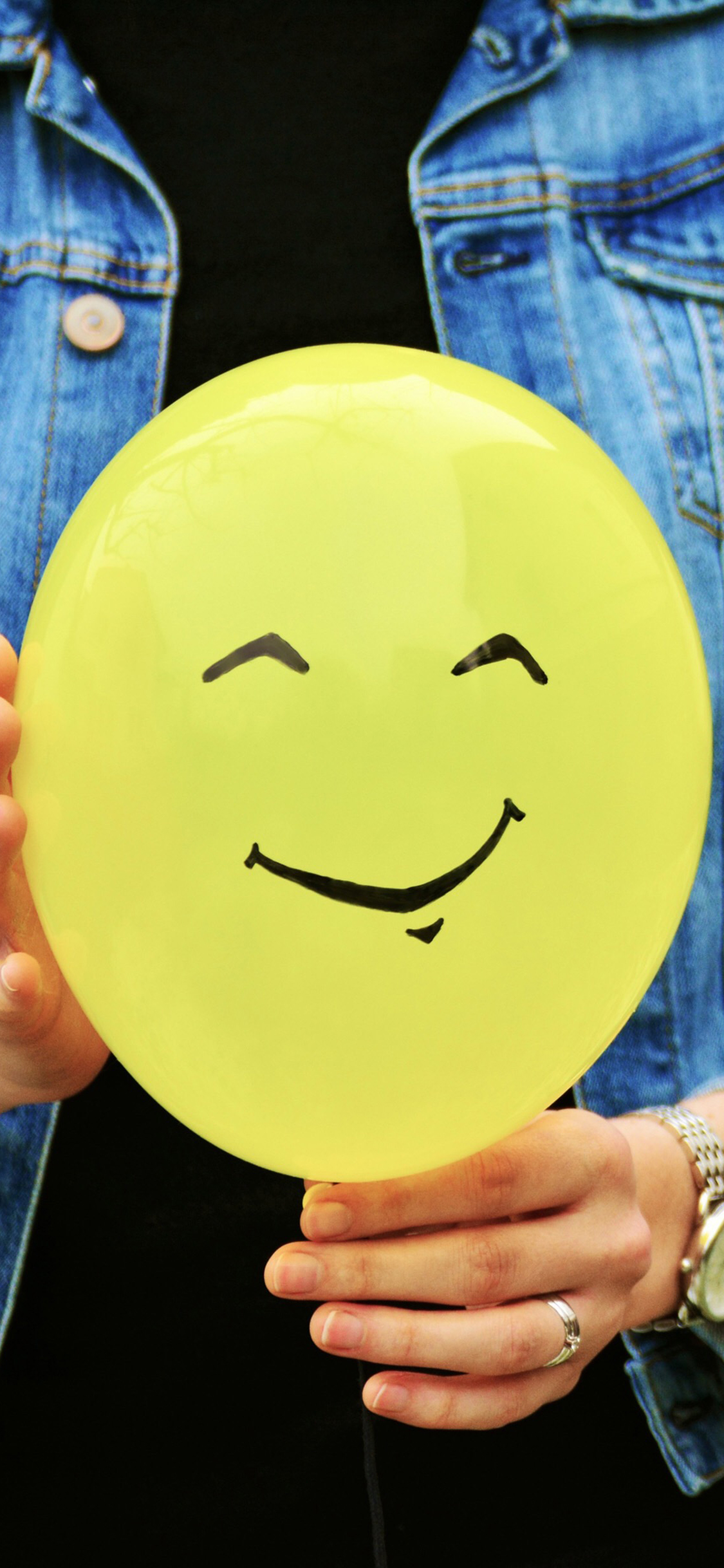笑脸 气球 表情 牛仔 苹果手机高清壁纸 1125x2436_爱思助手