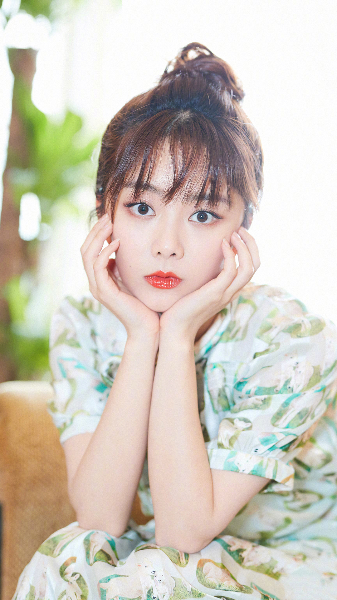 艺人 谭松韵 演员 女星 苹果手机高清壁纸 1080