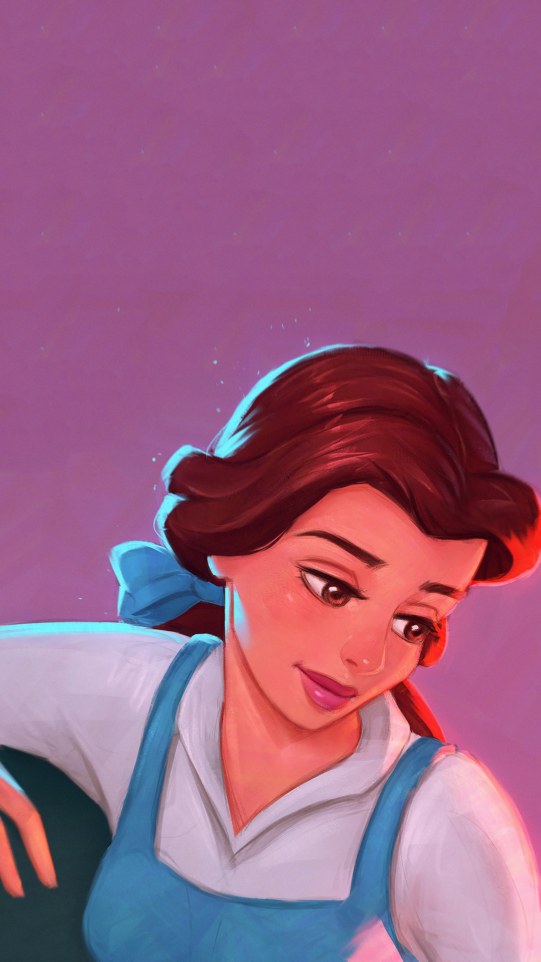 迪士尼动画 贝儿公主 美女与野兽 苹果手机高清