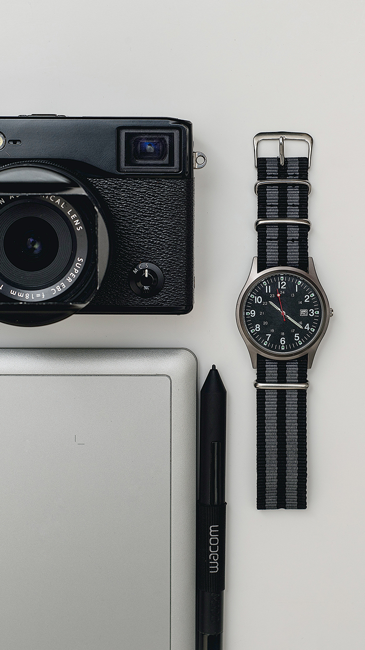 相机 单反 手表 手绘板 苹果手机高清壁纸 750x
