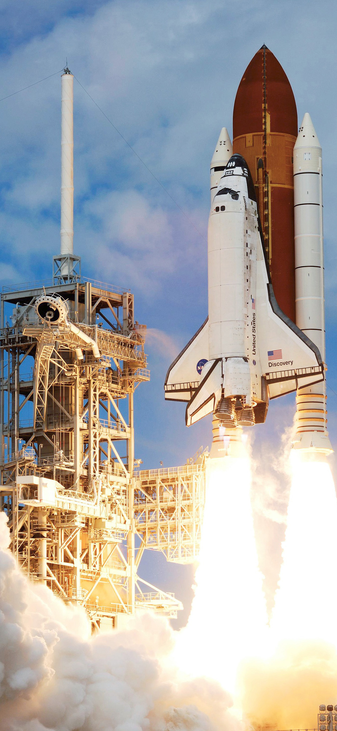 火箭 天文 发射 航空 火焰 苹果手机高清壁纸 1