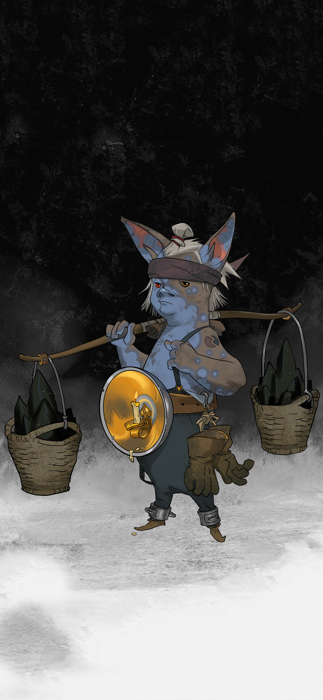 游戏插图 deep light 精灵 苹果手机高清壁纸 1125x2436_爱思助手