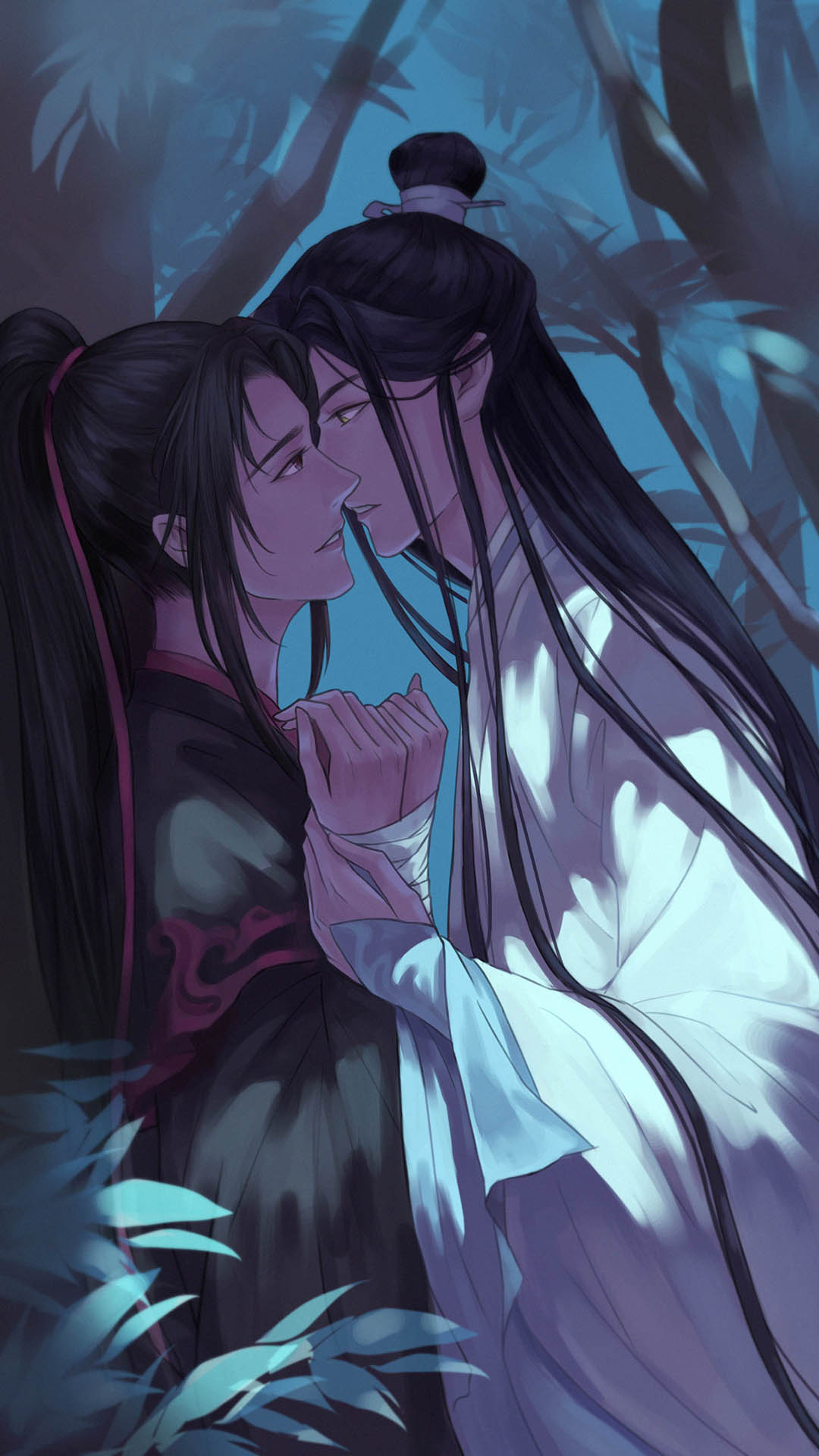 魔道祖师 漫画 古风 魏无羡 蓝湛 苹果手机高清