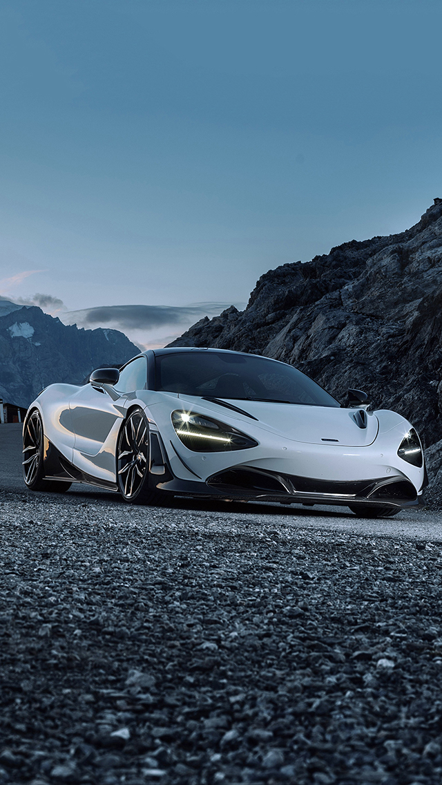 迈凯伦 超级跑车 山路 炫酷 苹果手机高清壁纸