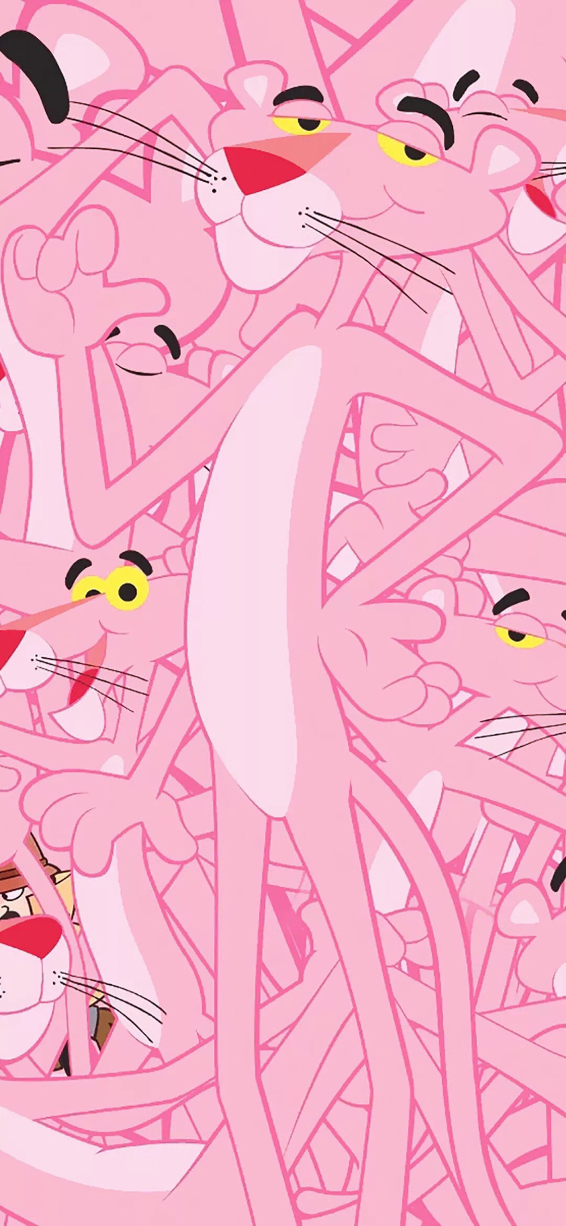 粉红豹顽皮豹粉色动画苹果手机高清壁纸1125x2436_爱思助手