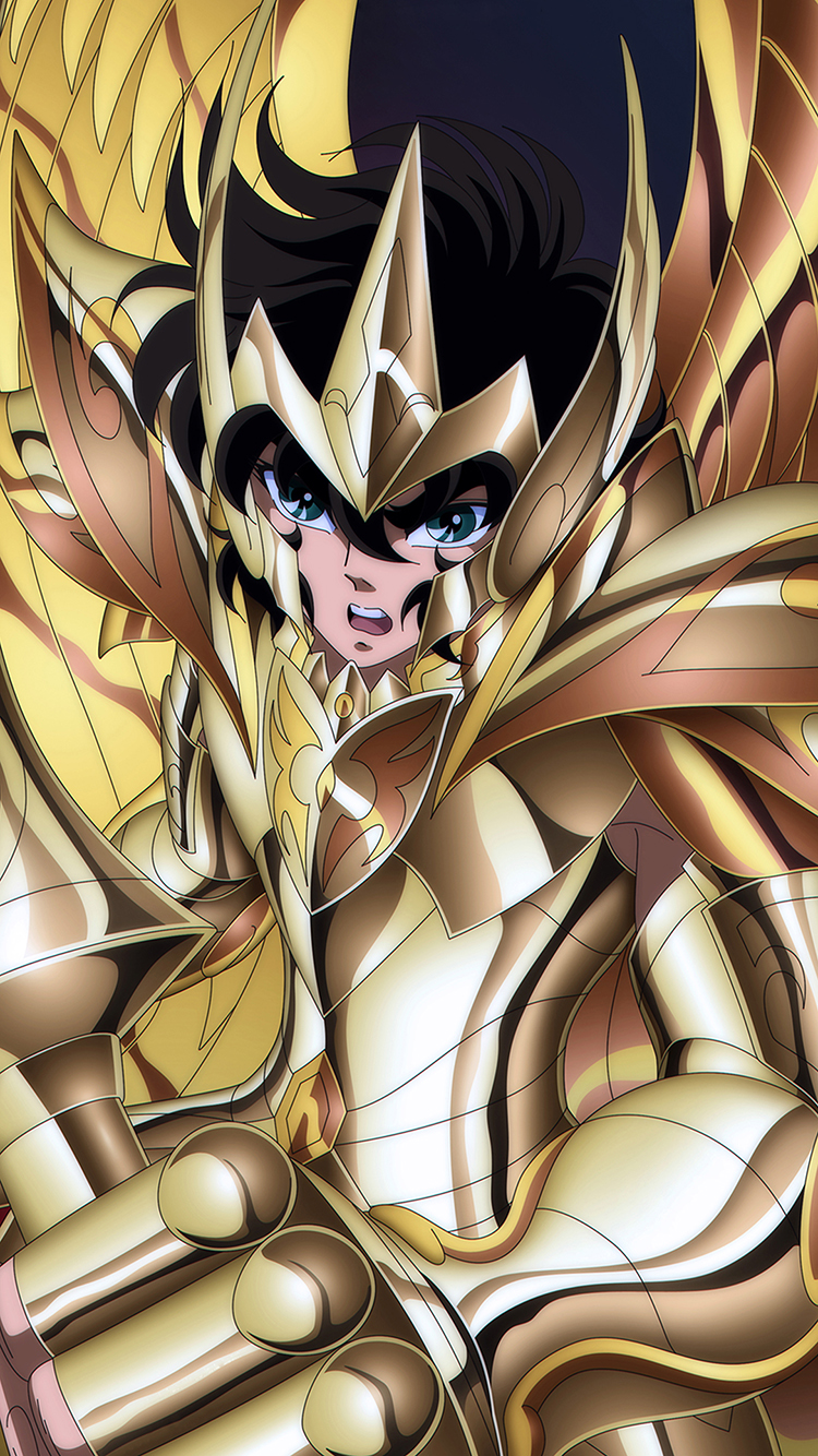 黄金圣斗士 圣斗士星矢 日本 漫画 艾俄洛斯 射手座 苹果手机高清壁纸 750x1334_爱思助手