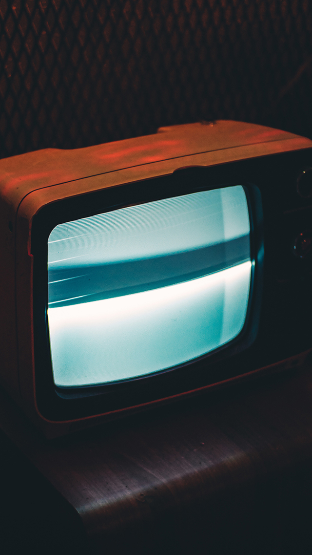 电视机 复古 屏幕 家电 苹果手机高清壁纸 640x