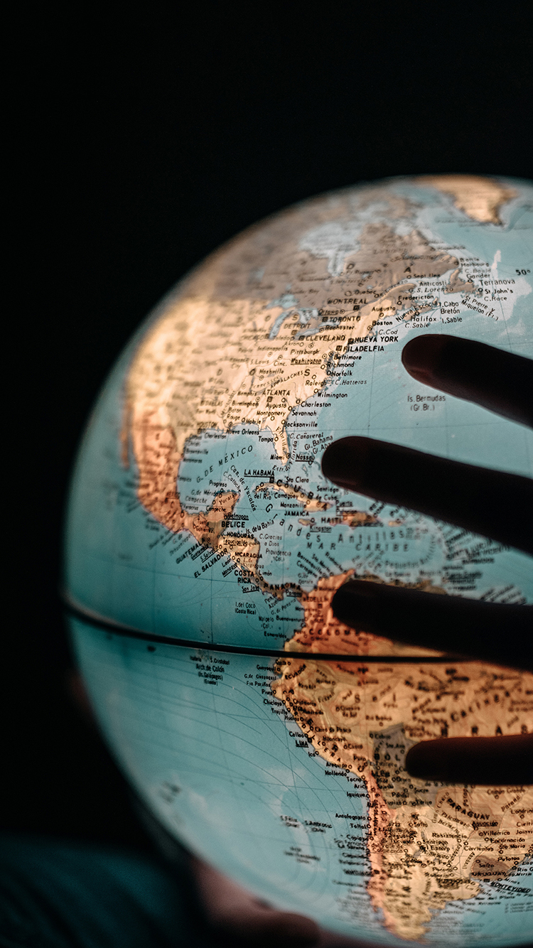 教具 地球仪 摆摄 地图 苹果手机高清壁纸 750x
