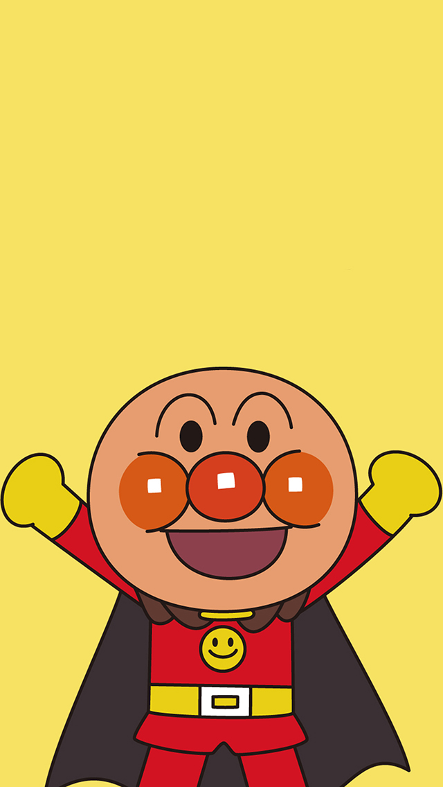 面包超人 动画 卡通 黄色 可爱 苹果手机高清壁