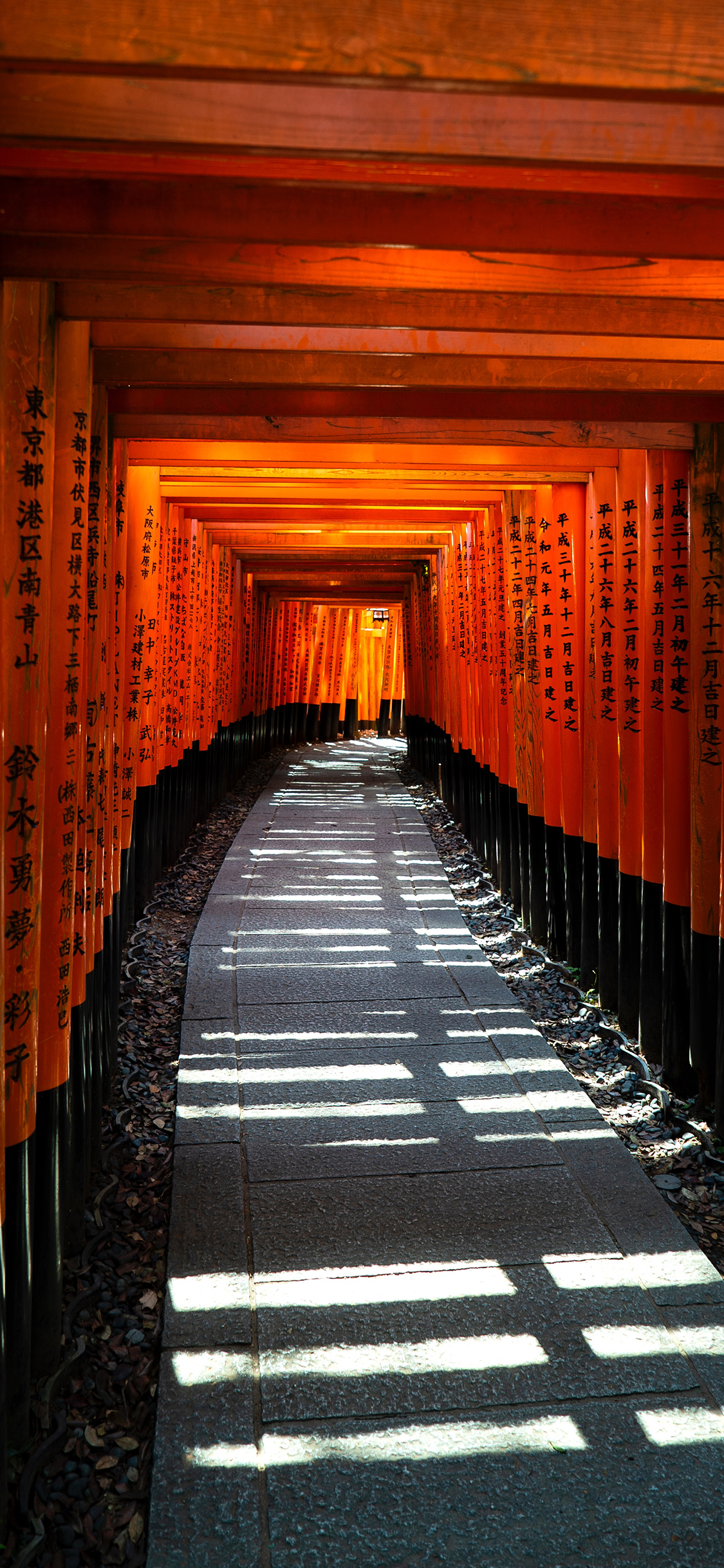 日本京都伏见稻荷神社景点长廊苹果手机高清壁纸1125x2436 爱思助手 日本京都伏见稻荷神社景点长廊苹果手机高清壁纸1125x2436 爱思助手