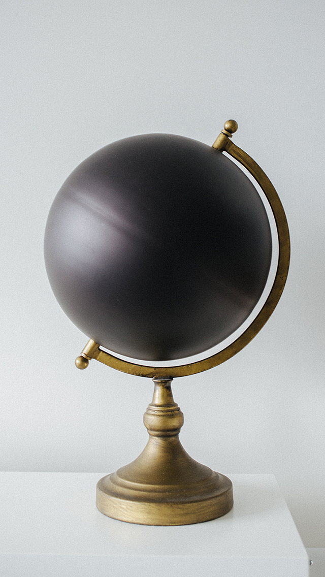 地球仪 模型 仪器 静物 苹果手机高清壁纸 640x